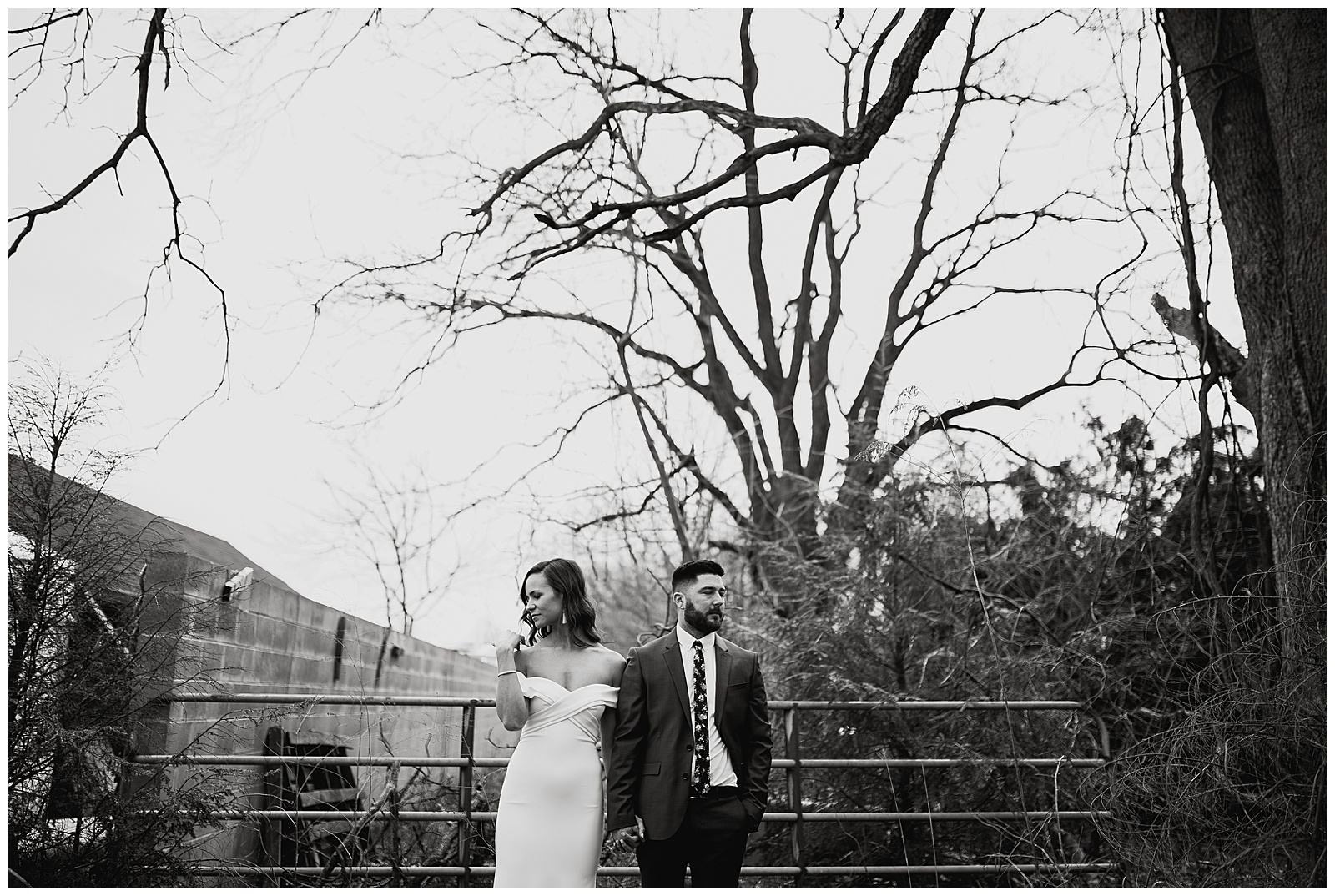 Intimate couples portraits for their wedding day